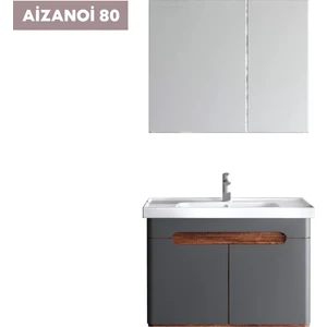 Aizanoi 80 cm Banyo Dolabı