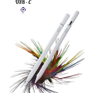 iPad 10. Nesil Uyumlu Pencil Usb-C Avuç Içi Red Eğim Özellikli Bluetooth Bağlantılı Stylus Kalem