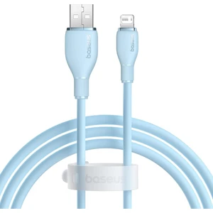 Pudding Serisi Usb To iPhone uyumlu Lightning USB iPhone Uyumlu 2.4 Amper Hızlı Şarj ve Data Aktarım Kablosu iPhone 14 , 13 ,12 11 ,x , 7 , 8 , 6 uyumlu MAVİ