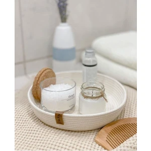 Karelim Home Çok Amaçlı Dekoratif Organizer Sepet 25X5