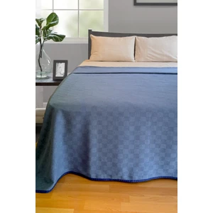 Alla Turca Tek Kişilik  Pamuk Pike Indigo