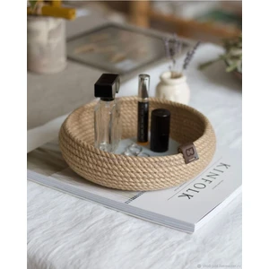 Karelim Home Çok Amaçlı Dekoratif Organizer Sepet 25X8