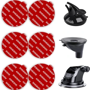 Gösterge Paneli Ped Montaj Diski Yapışkan Yapışkan Değiştirme Kiti, 6 Adet 2.1"(53MM) Vantuz Için Daire Isıya Dayanıklı Çift Taraflı Çıkartmalar Araç Telefonu Tutucu Disk ve Ön Cam (Yurt Dışından)