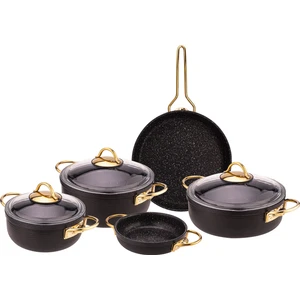 Node - 8 Parça Granit Tencere Seti 