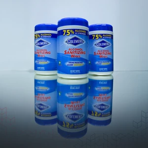 75% Alkollü Islak Mendil Hijyen Kovası x3 Adet