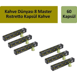 Kahve Dünyası 8 Master Rıstretto Kapsül Kahve x 6 Adet