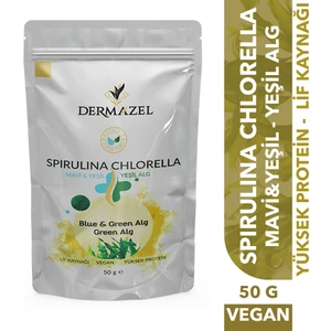 Organik Spırulına Chlorella Tozu Katkısız 50 gr