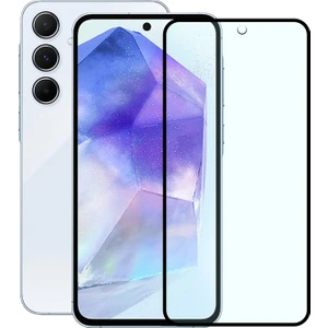 Samsung Galaxy A55 5g Tam Kaplayan Çerçeveli Tempered Ekran Koruyucu - AL3276