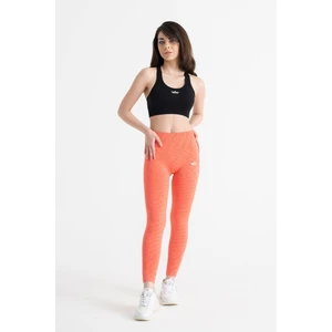Kadın Turuncu Spor,pilates,yoga ve Günlük Uzun Tayt