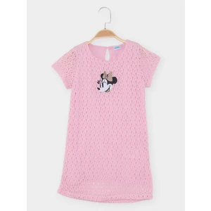 Minnie Mouse Lisanslı Kız Çocuk Elbise MN22063