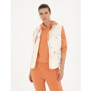Pierre Cardin Kadın Ekru Mevsimlik Yelek 50282397-VR019