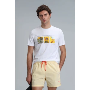 Erkek June Modern Grafik T-Shirt 111020192 Beyaz