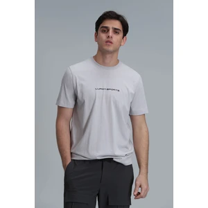 Erkek Tony Modern Grafik T-Shirt 111020190 Taş