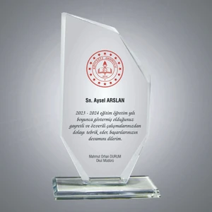 Mert Kristal Kristal Plaket P112