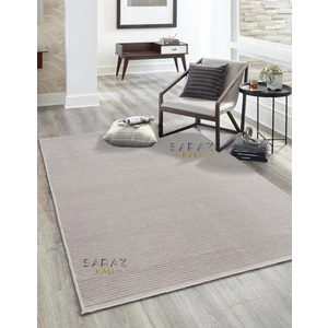 Saraz Halı Dizayn Şönil Dokuma Kayma Yapmaz Makinede Yıkanabilir Leke Tutmaz Kesme Bohem Kilim Krem