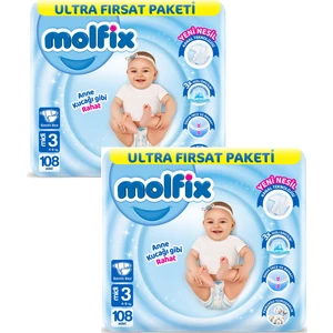 Bebek Bezi Ultra Fırsat Paketi 3 Numara 216'LI