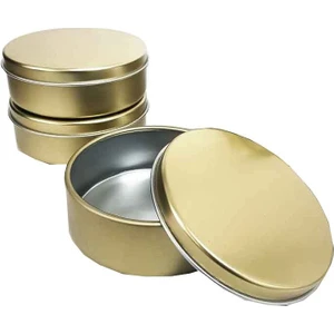 Gold Metal Kutu  10 cm