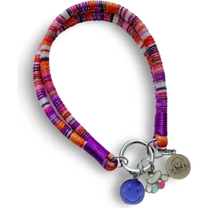 Jespawty Jesspecial Mor Ip Kedi Köpek Kolyesi Charm Uçlu Gümüş Rengi
