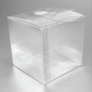 Şeffaf Asetat Kutu 5X5X8 cm 50 Adet