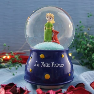 Küçük Prens Orta Boy Işıklı Müzikli Kar Küresi