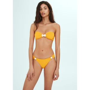 Kabuklu Bandeau Bikini Üstü