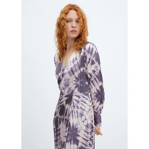 Saten Batik Elbise