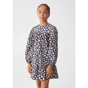 Mango Kids Çiçekli Pamuklu Elbise