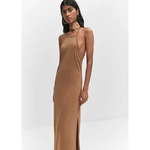 Halter Yaka Modal Elbise