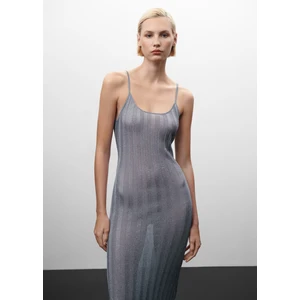 Açık Sırtlı Lurex Elbise