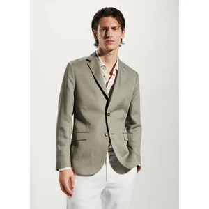 Mango Man Slim Fit Keten Blazer Ceket