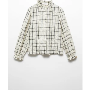 Kids Ekoseli Pamuklu Bluz