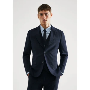Mango Man Süper Slim Fit Kareli Takım Elbise Ceketi