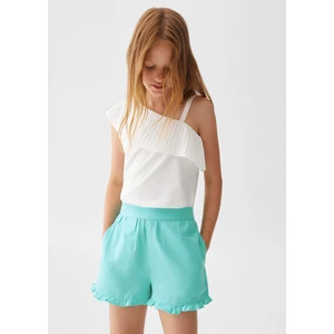 Mango Kids  Toplanmış Detaylı Şort