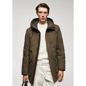 Mango Man Termoregülasyonlu Kumaştan Kapitone Parka
