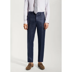 Mango Man %100 Keten Takım Elbise Pantolonu