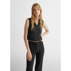 Açık Paçalı Düz Pantolon