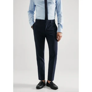 Man Süper Dar Kesim Terzi Dikim Kareli Pantolon