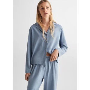 Pamuklu Uzun Pijama