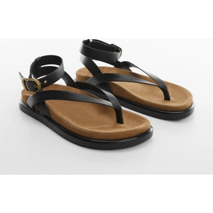 Tokalı Deri Sandalet