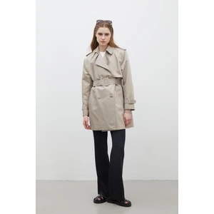 Chelsea Kruvaze Trençkot Kum