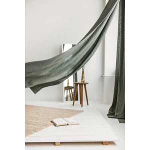 Rustik Yıkanmış Keten Perde, Yıkanmış Keten Fon Perde, Tek Kanat