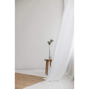 Rustik Yıkanmış Keten Perde, Yıkanmış Keten Fon Perde, Tek Kanat