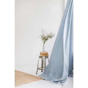 Rustik Yıkanmış Keten Perde, Yıkanmış Keten Fon Perde, Tek Kanat