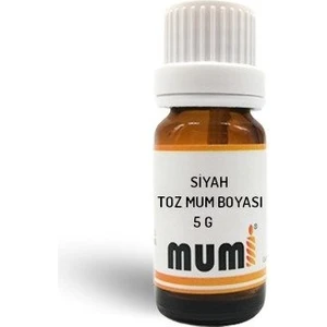 Toz Mum Boyası Siyah 5 G