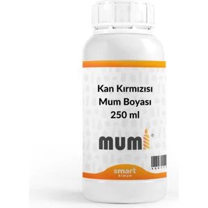 Sıvı Mum Boyası Kan Kırmızısı 250 ml