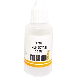 Sıvı Mum Boyası Pembe 30 ml