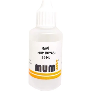 Sıvı Mum Boyası Mavi 30 ml
