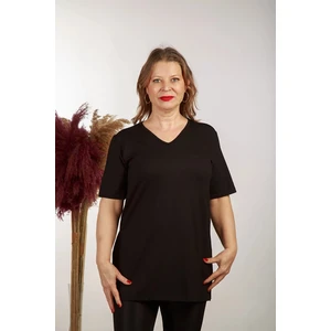 Boutique Arzu Inan Tunik V Yaka Kısa Kollu Yıtmaçlı