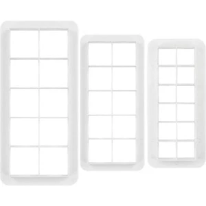 Mas Mutfak Kare Desenli Çoklu Kesici Kopat Set 3 Adet