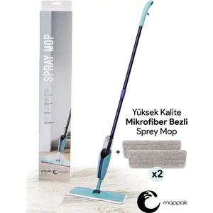 360 Derece Dönen Su Püskürtmeli Sprey Mop